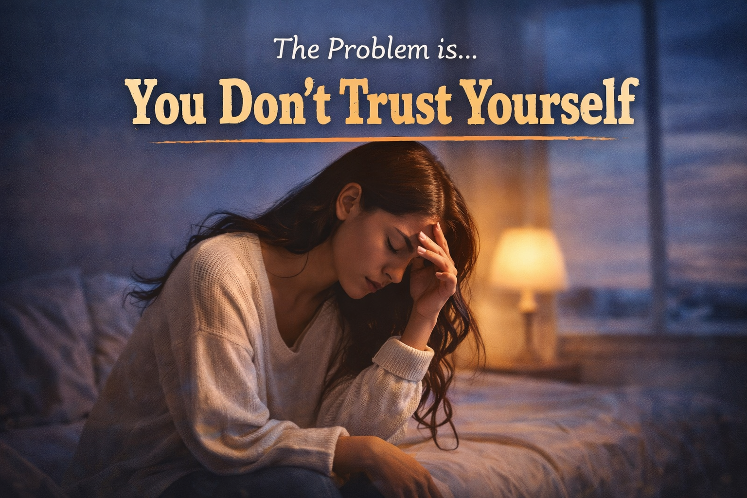 The Problem is You Don’t Trust Yourself